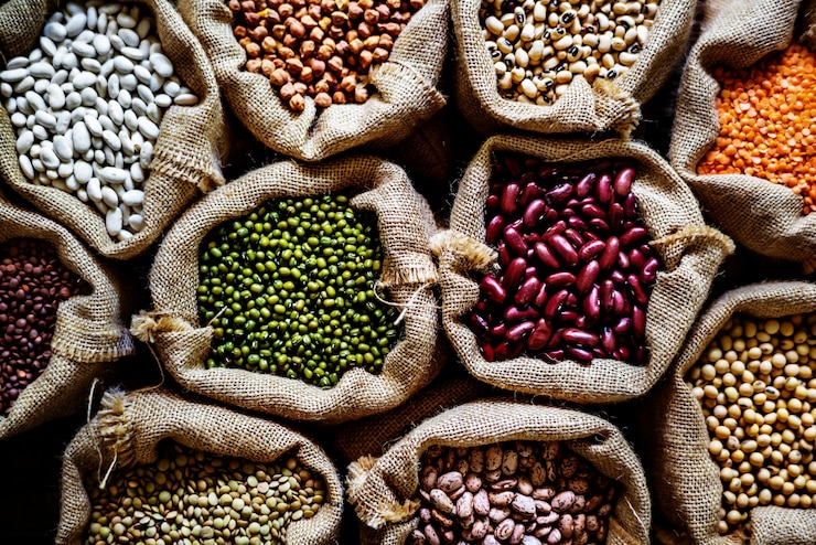 I legumi : fonte di proteine vegetali, vitamine e ricchi di nutrienti.
